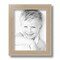 ArtToFrames 8x10 Inch Picture Frame, This 1.25 Inch Custom MDF Poster Frame is Available in Multiple Colors, Great for Your Art or Photos - Comes with Regular Glass and Foam Backing 3/16 inch (V-FRBW26-8x10)